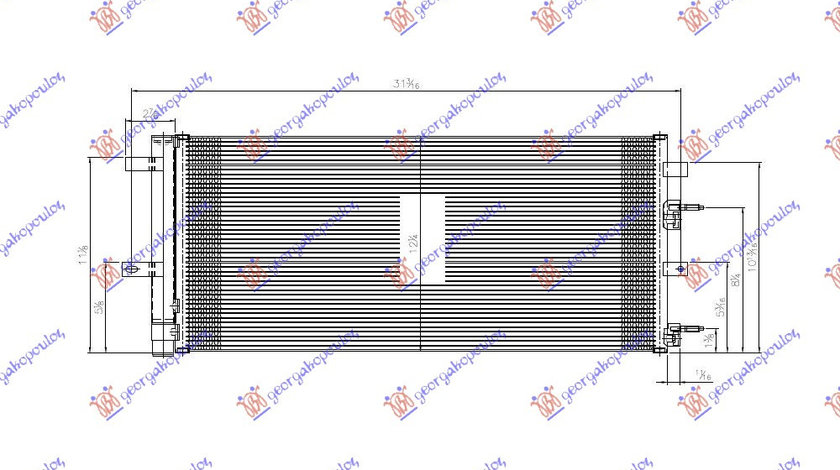 Radiator Ac/ Benzina-Diesel (670x310x16) - Ford Mondeo 2014 , 5302598