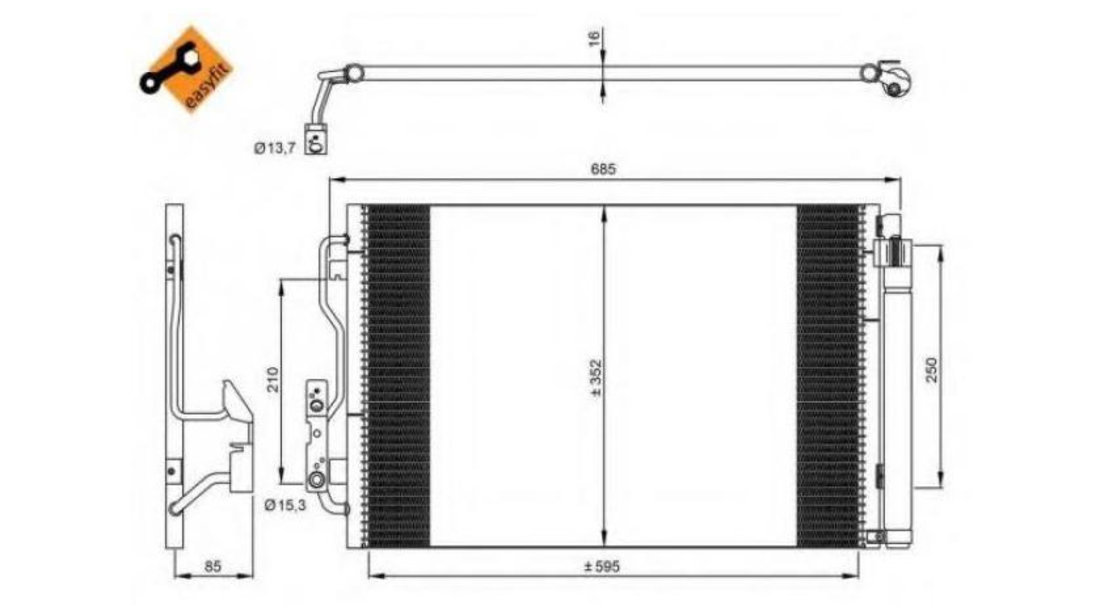 Radiator ac BMW 3 Touring (F31) 2011-2016 #3 052022N