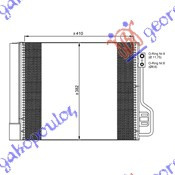 Radiator Ac/ -Diesel (42x38) - Smart Fortwo 2007 , 4515000154