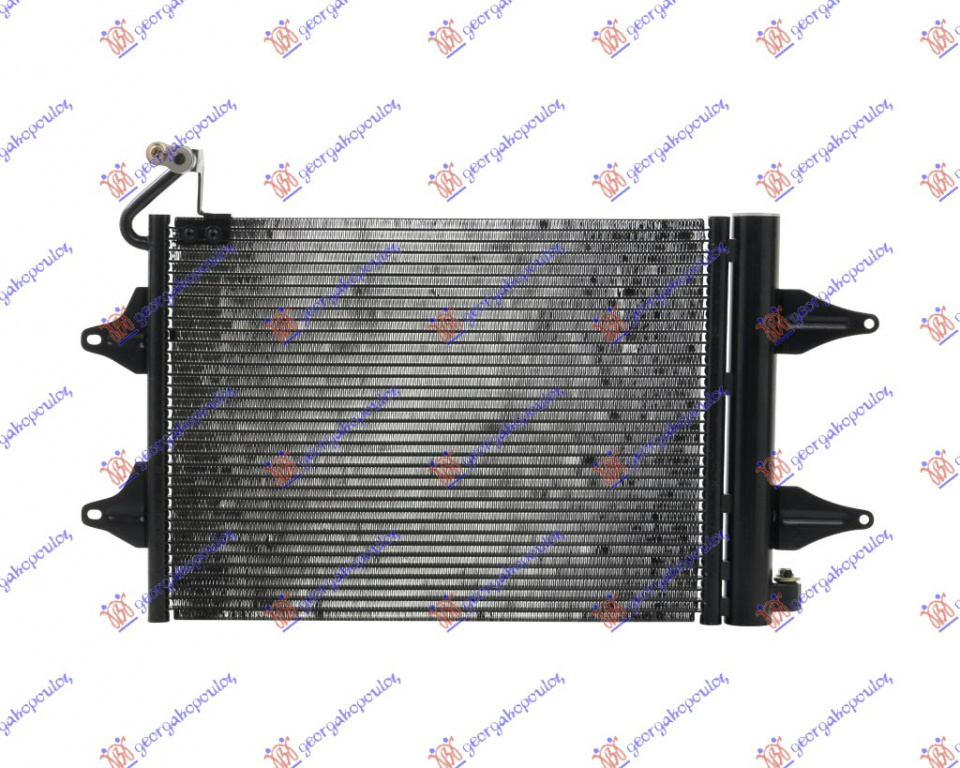 Radiator Ac/ -Diesel (47x36 2x1 6) - Skoda Fabia 1999 , 6q0820411b