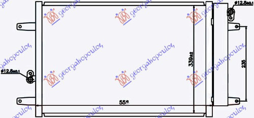 Radiator Ac/ -Diesel (52 5x36 2x16)00- - Ford Galaxy 1995 , 1108838