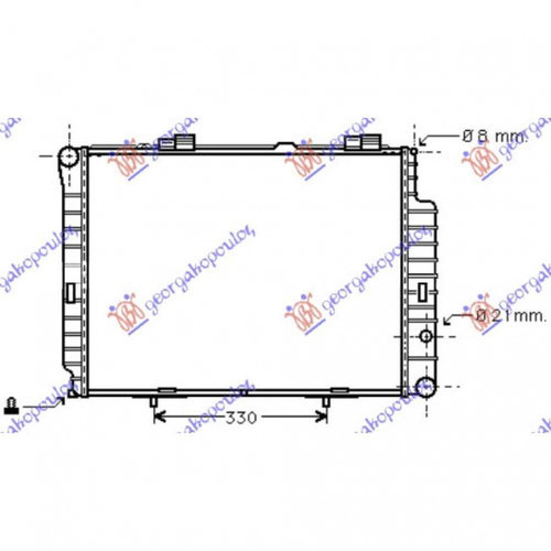 Radiator Ac/ Diesel (60x41x12) (Bus) - Mercedes Sprinter 2 2010 , 8308670