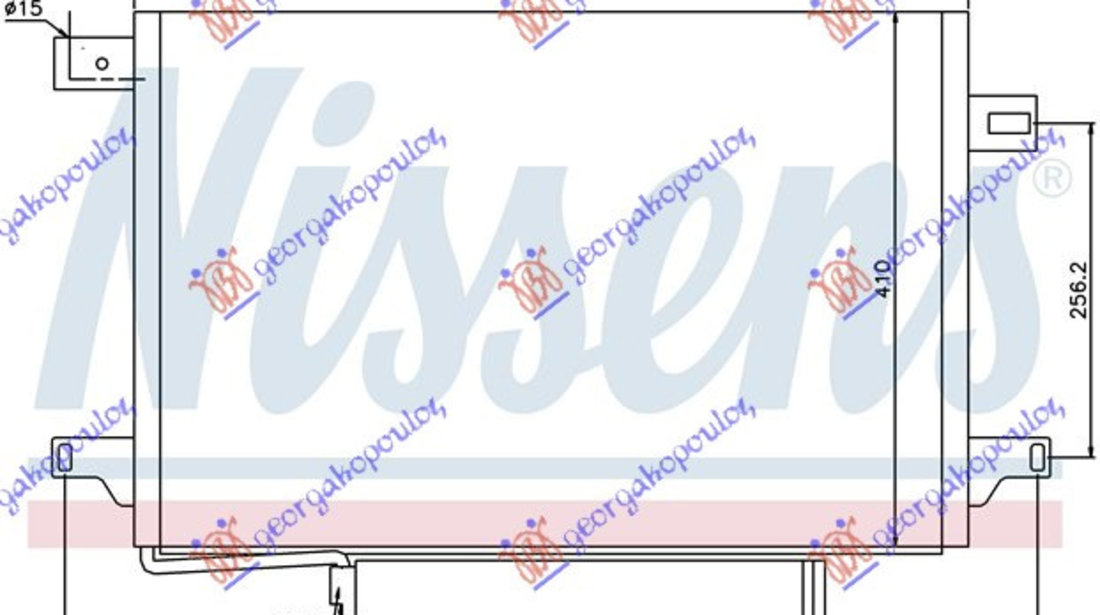 Radiator Ac/ Diesel (60x41x12) (Bus) - Mercedes Sprinter 209-524 (W906) 2006 , 8308670