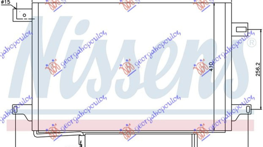 Radiator Ac/ Diesel (60x41x12) (Bus) - Mercedes Sprinter 209-524 (W906) 2006 , 8308670