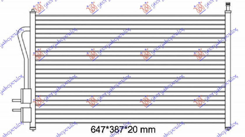 Radiator Ac/ - Diesel (62x36 5x1 6) - Ford Focus 1998 , Xs4h19710ac