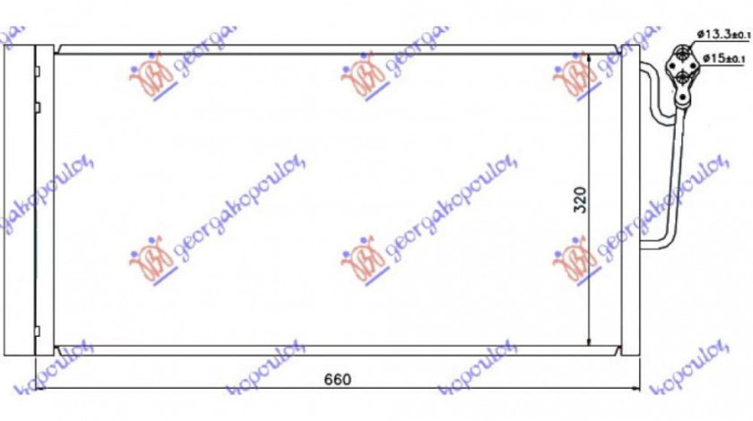 Radiator Ac/ /Diesel (63x34) - Mini Clubman (R55) 2006 , 64536941084