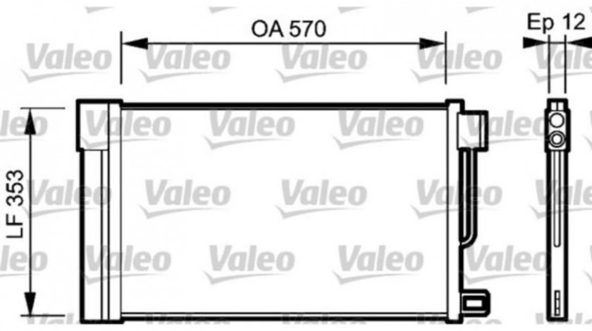 Radiator ac Fiat QUBO (225) 2008-2016 #3 13310103