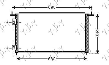 Radiator Ac/ - Honda Civic H/B-L/B 2001 , 80110-S5t-E01