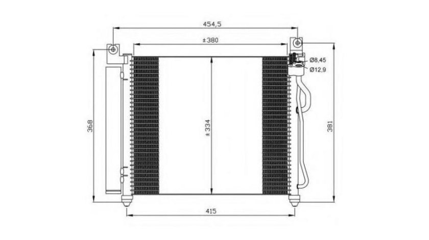 Radiator ac Kia PICANTO (BA) 2004-2016 #2 08333029