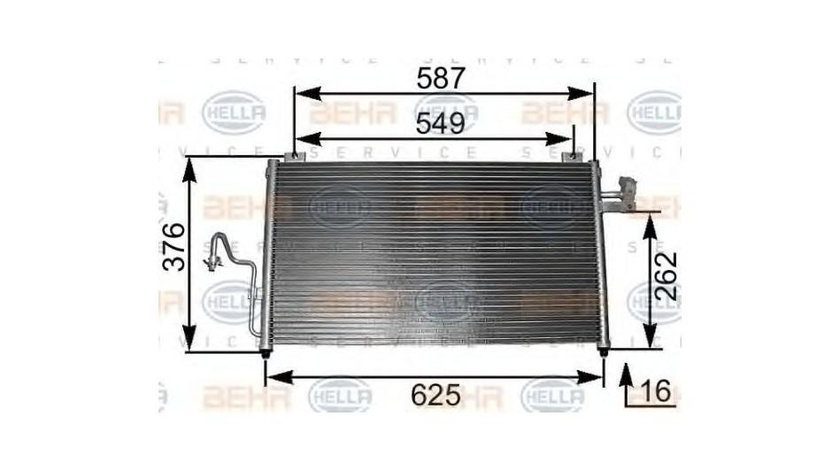 Radiator ac Mazda PREMACY (CP) 1999-2005 #2 08253014