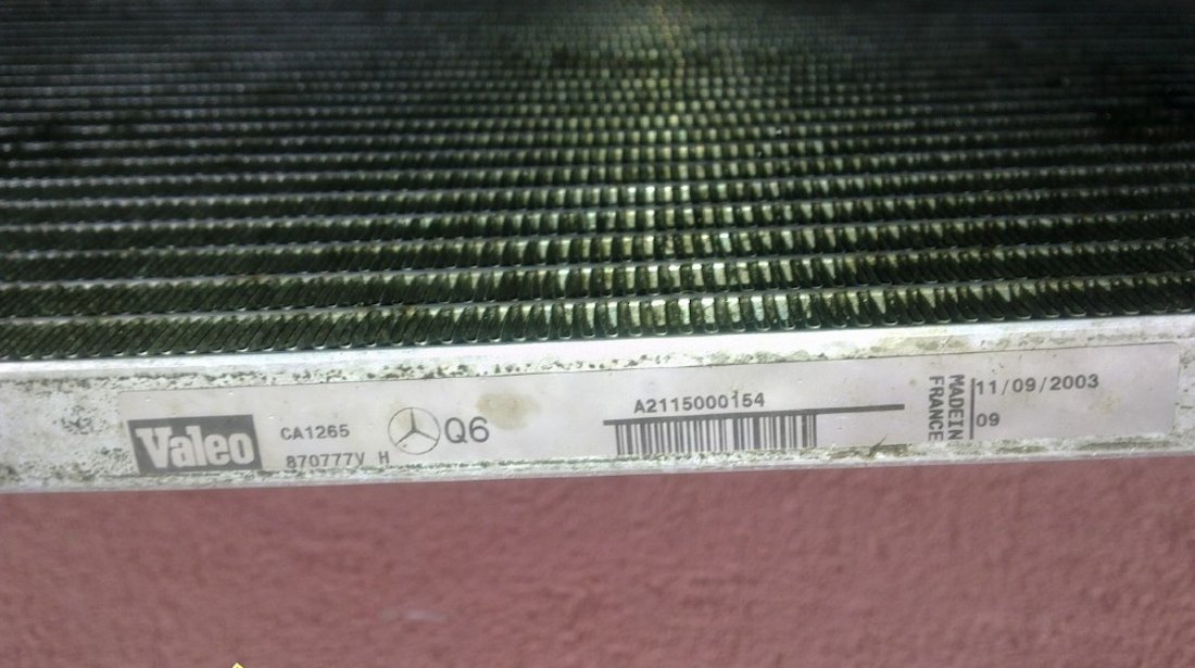 Radiator ac mercedes e class cls s class