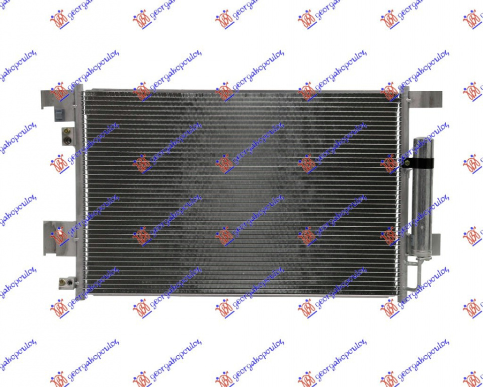Radiator Ac/ Model (66 5x41x1 6) - Mitsubishi Lancer Sedan 2008 , 7812a030