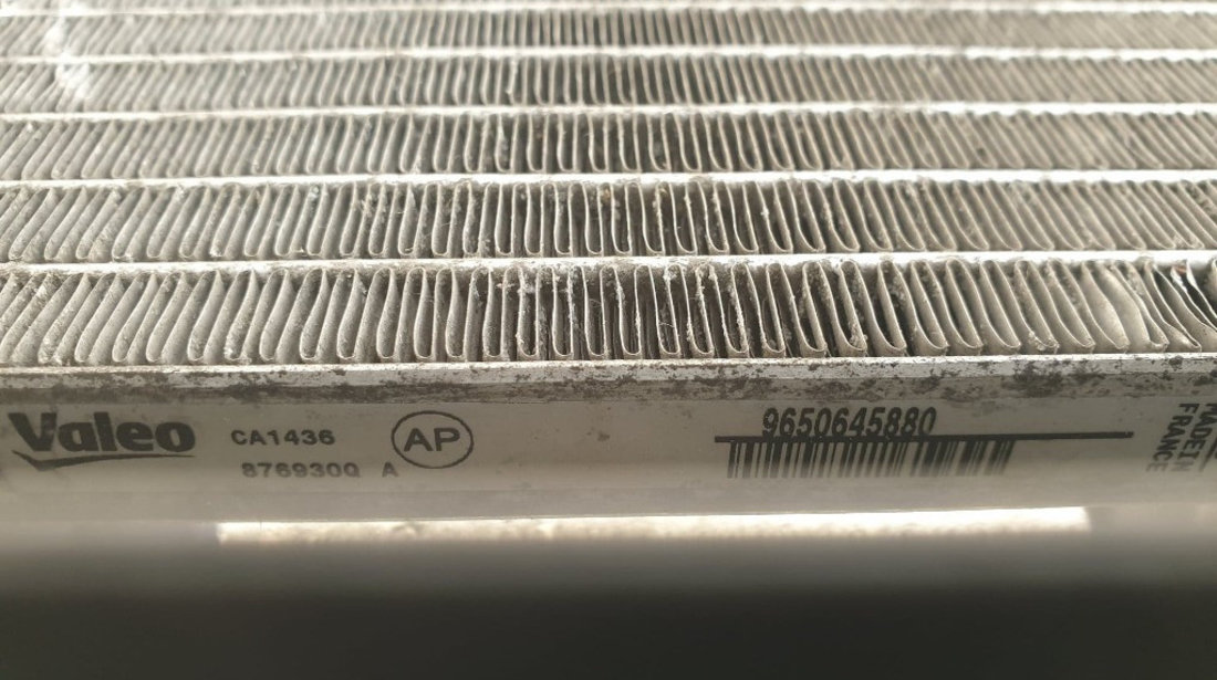 Radiator AC original CITROËN C6 2.7 HDi 204 cai cod piesa : 9650645880