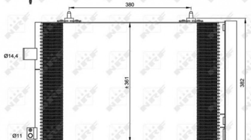 Radiator ac Peugeot 407 SW (6E_) 2004-2016 #3 35946