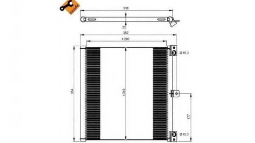 Radiator ac Porsche 911 (2011->)[991] #2 350203