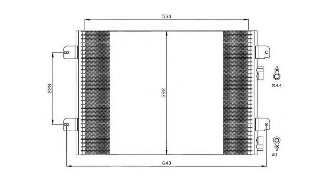 Radiator ac Renault SCENIC I (JA0/1_) 1999-2003 #2 08093031