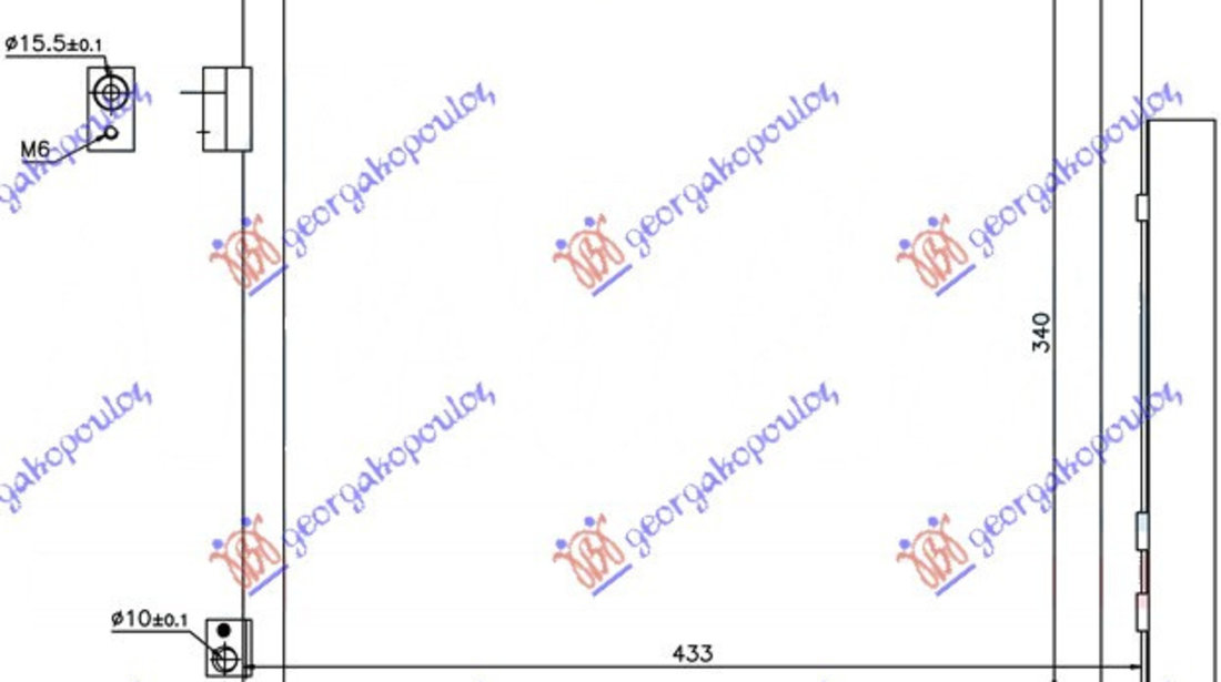 Radiator Ac/ - Suzuki Alto 2008 , 95310m68k00