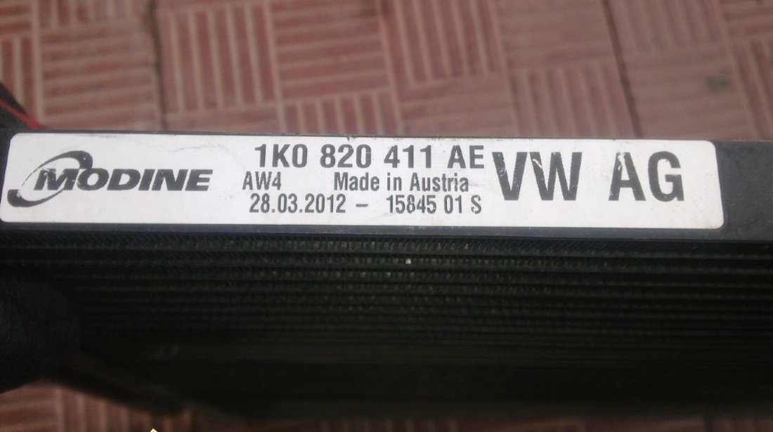 Radiator ac vw golf 6