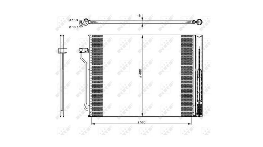 Radiator aer conditionat BMW 5 Touring (F11) 2010-2016 #3 64539189238