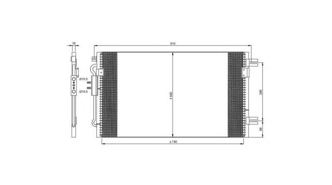 Radiator aer conditionat Chrysler VOYAGER Mk III (RG, RS) 1999-2008 #2 07005098