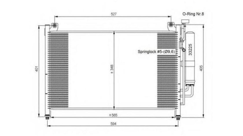 Radiator aer conditionat Mazda 2 (DE) 2007-2015 #2 35870