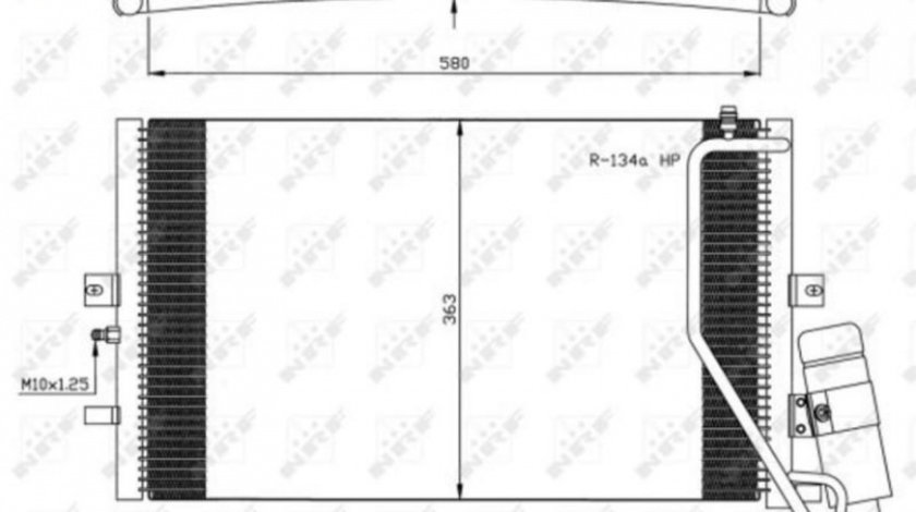 Radiator aer conditionat Saab 9-5 combi (YS3E) 1998-2009 #2 08222011