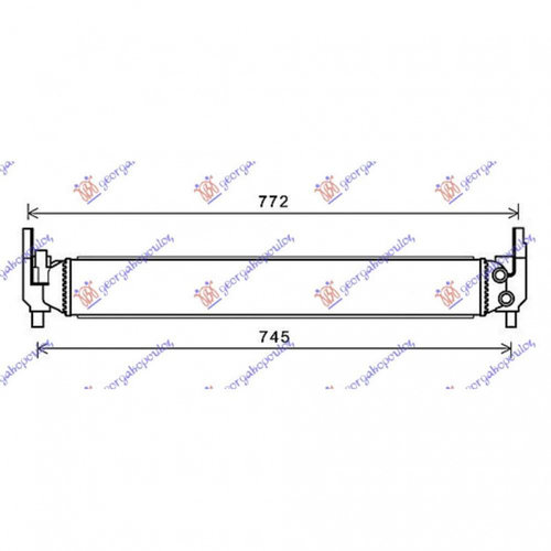 Radiator Apa 1 2tsi (646x86x56) - Skoda Fabia 2007 , 6r0145805h