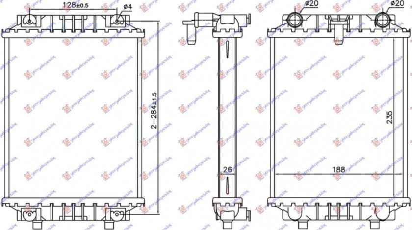 Radiator Apa 2 0 Tfsi/Hybrid Benzina (720x132x55) - Audi A8 2013 , 4g0145804