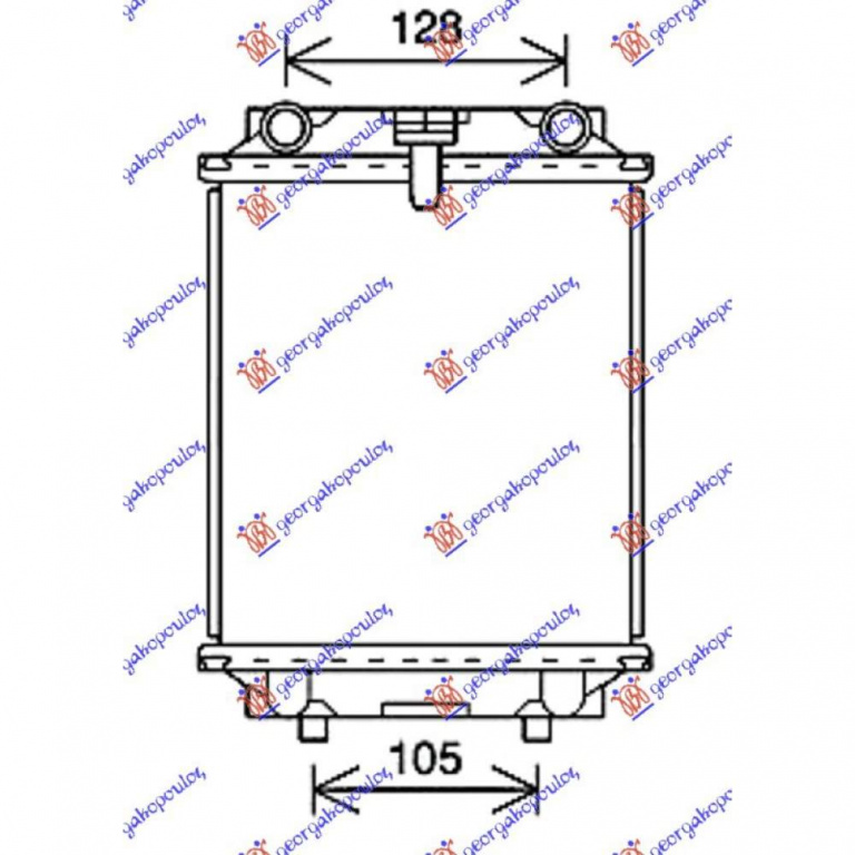 Radiator Apa 2 0 Tsi Benzina (215x190x26) - Seat Leon 2013 , 5q0121253h