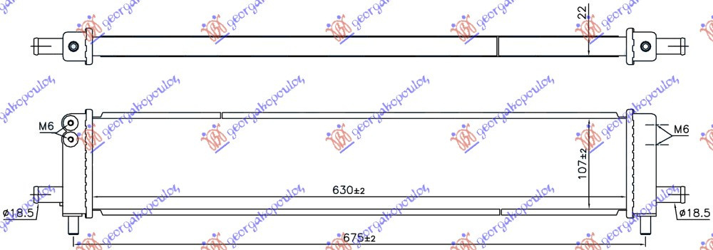 Radiator Apa 2 5 Hybrid (Nx300h) (600x75x22) - Lexus Nx 2014 , G901078010