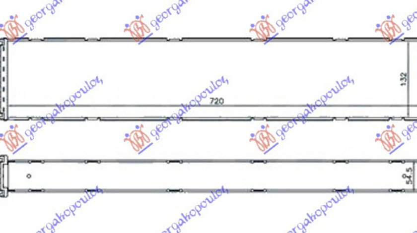 Radiator Apa 3 0 Tfsi/S4 Benzina 2 0 Tdi Diesel (720x132x55) - Audi A4 2007 , 4g0145804