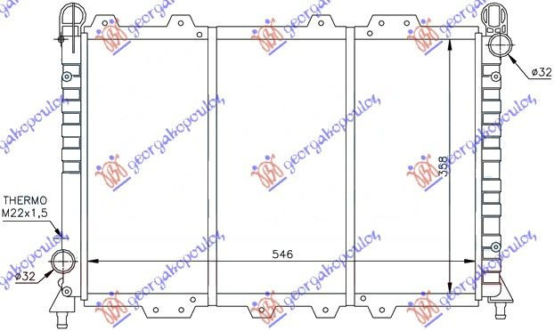 Radiator Apa - Alfa Romeo 145 1994 , 60586994