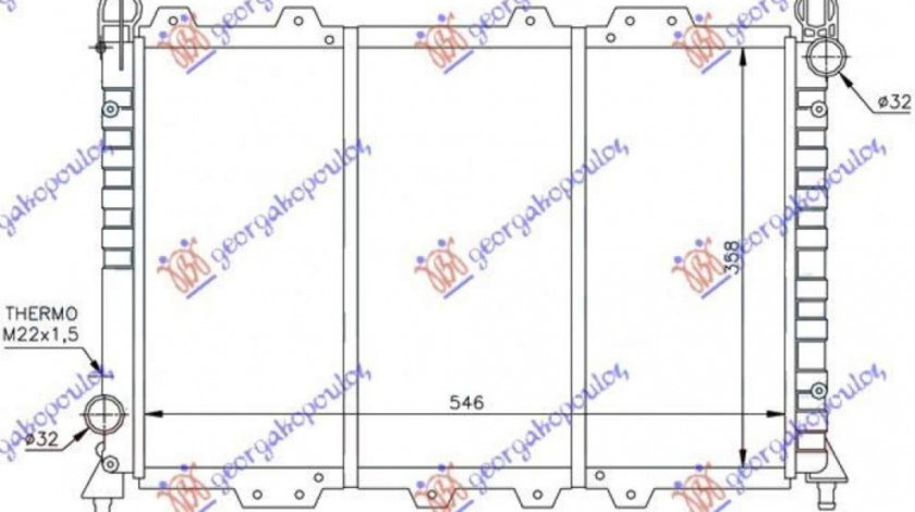 Radiator Apa - Alfa Romeo 146 1994 , 60586994