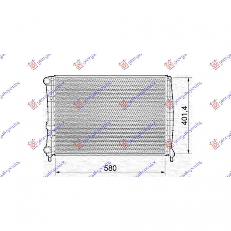 Radiator Apa - Alfa Romeo 147 2000 , 46849783