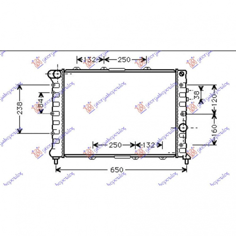 Radiator Apa - Alfa Romeo 156 2003 , 60663070