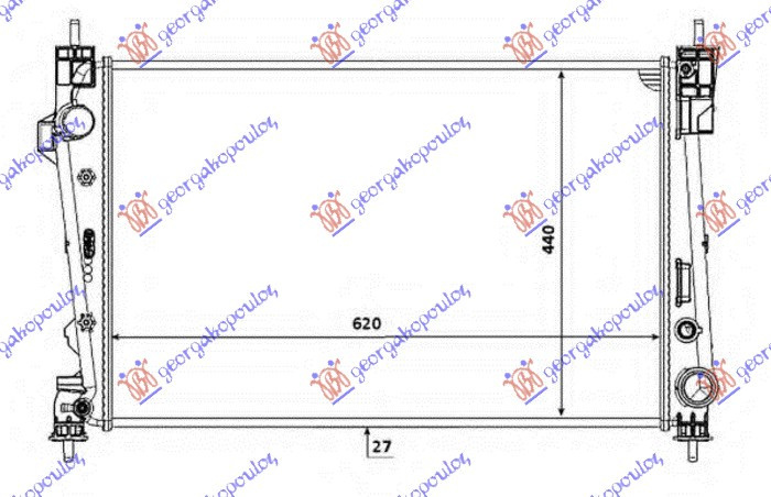 Radiator Apa - Alfa Romeo Giulietta 2010 , 50514485