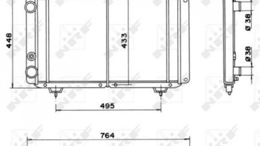 Radiator apa ARO 240-244 (1978-2006) #2 02043028