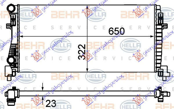 Radiator Apa - Audi A3 3 Usi /Sportback 2012 , 5q0121251ec