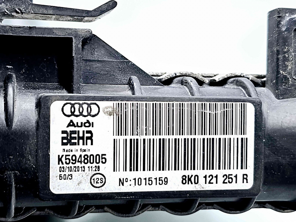 Radiator apa AUDI A4 (8K2, B8) [Fabr 2008-2015] 8K0121251R 2.0 TDI CGLC 130KW / 177CP