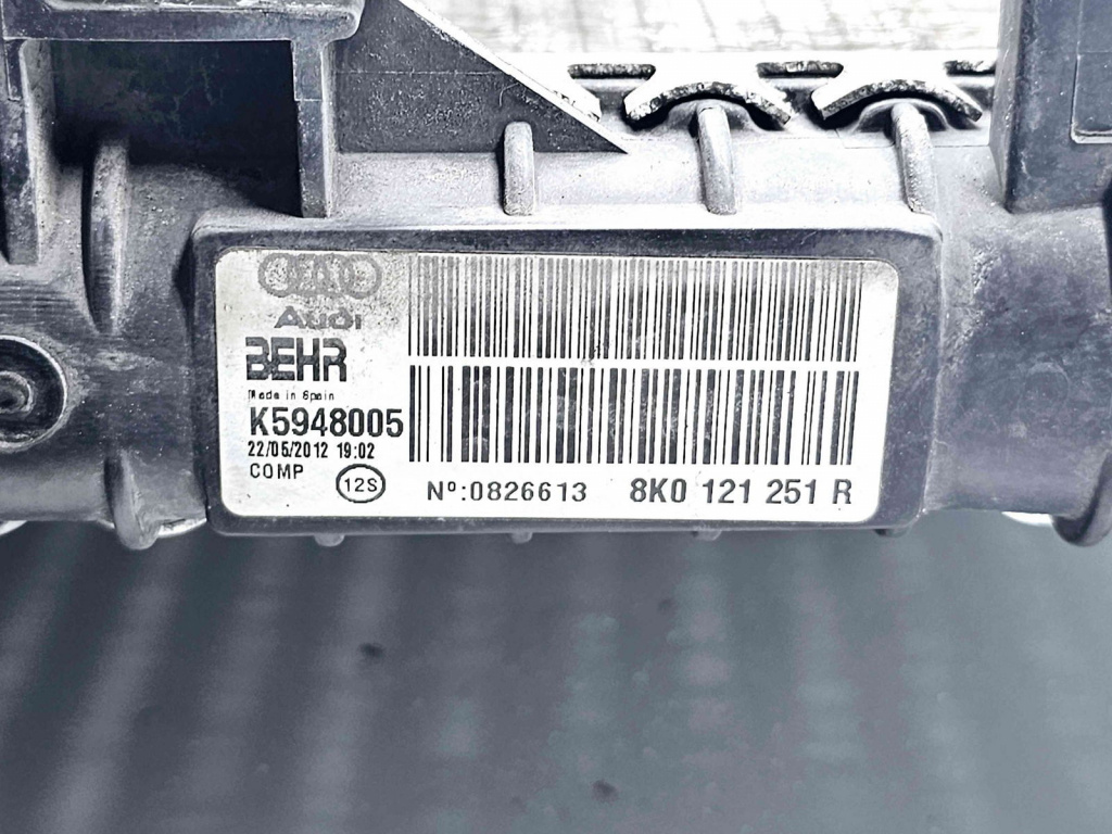 Radiator apa AUDI A4 (8K2, B8) [Fabr 2008-2015] 8K0121251R