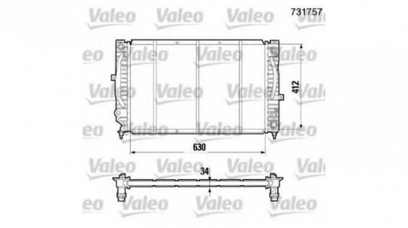 Radiator apa Audi AUDI A4 (8D2, B5) 1994-2001 #2 00856950000