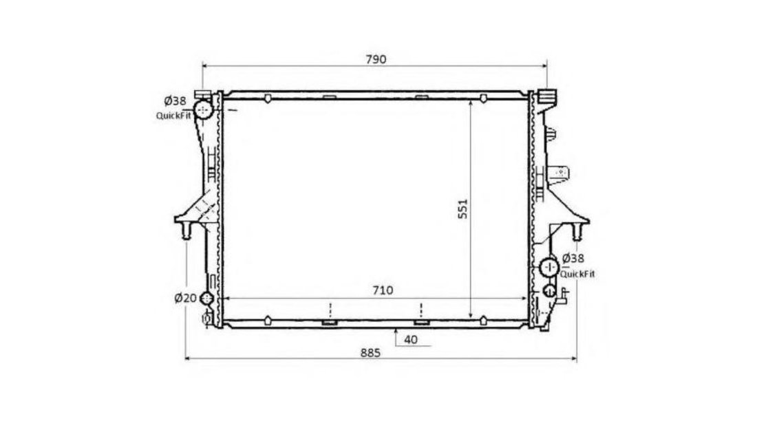 Radiator apa Audi AUDI Q7 (4L) 2006-2015 #3 102108