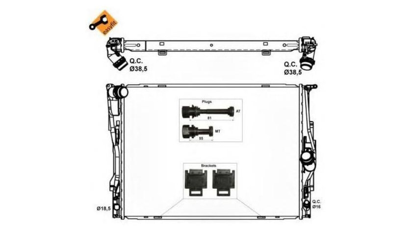 Radiator apa BMW 3 cupe (E92) 2006-2016 #3 050045N