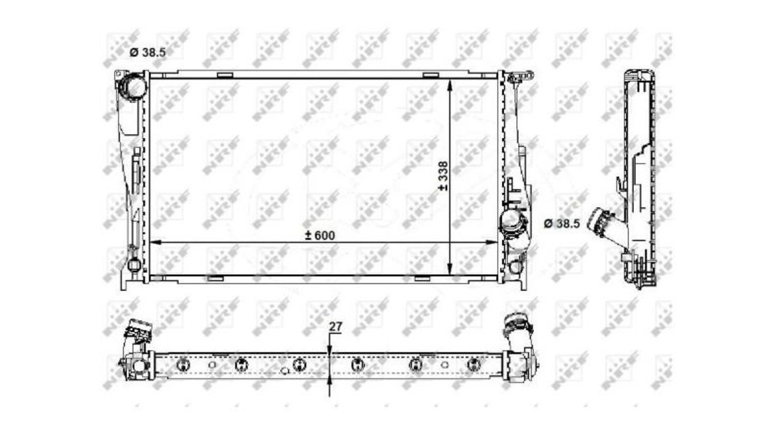 Radiator apa BMW 3 Touring (E91) 2005-2012 #3 050081N