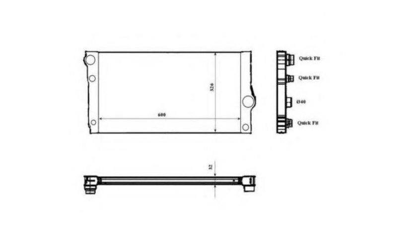 Radiator apa BMW 5 Touring (F11) 2010-2016 #2 17117562586