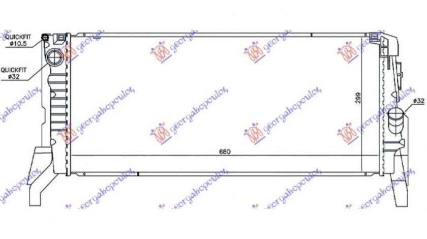 Radiator Apa - Bmw Series 2 (F45/F46) Active/Gran Tourer 2014 , 17117617635