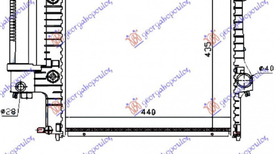 Radiator Apa - Bmw Series 3 (E36) Compact 1994 , 17112244646