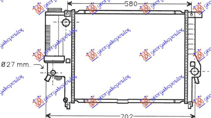 Radiator Apa - Bmw Series 5 (E39) 1996 , 1737762