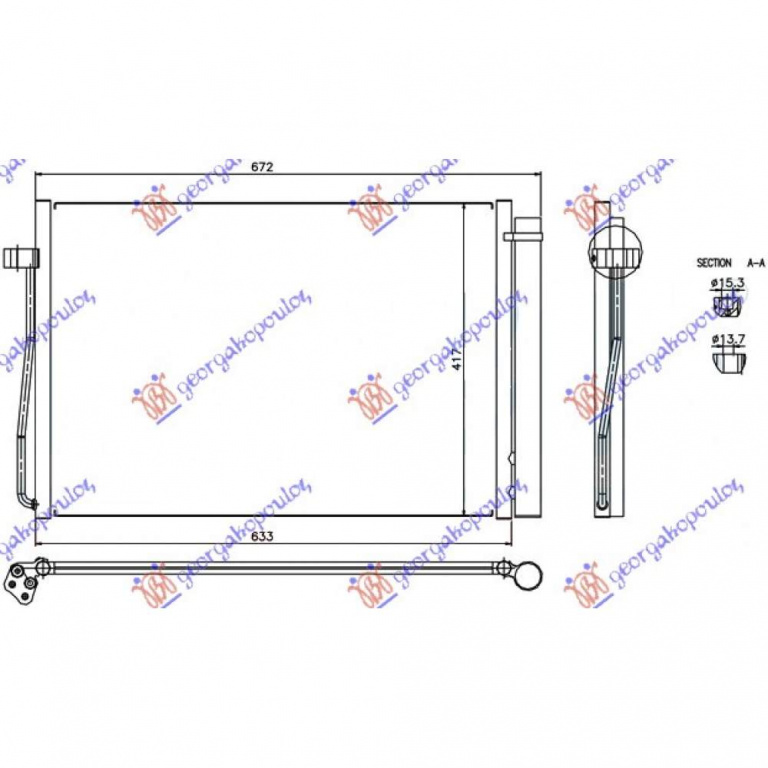 Radiator Apa - Bmw Series 6 (E63/64) Coupe/Cabrio 2004 , 17117795878