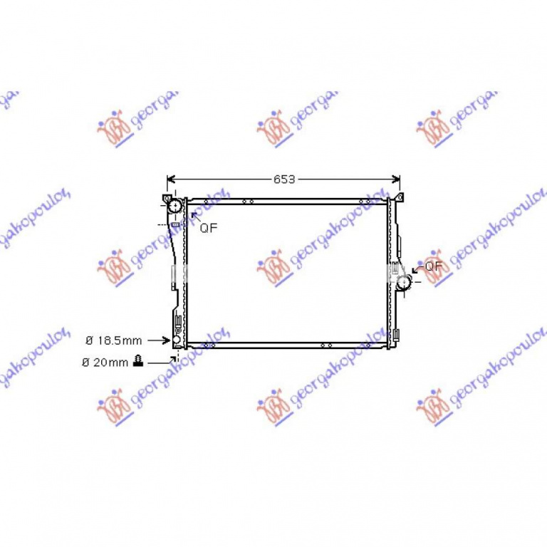 Radiator Apa - Bmw X1 (E84)2009 2010 , 17117553111